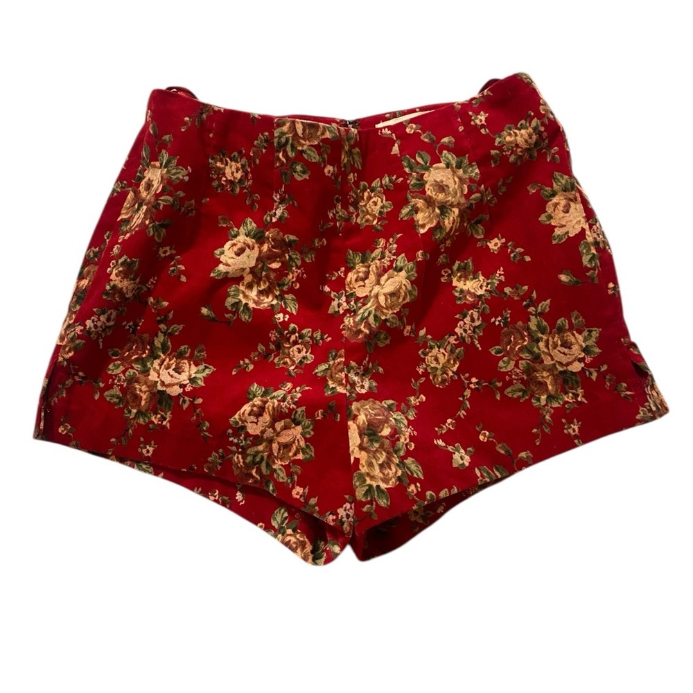 Cotton Candy Red Velvet Red & Black Shorts - Picture 2 of 5